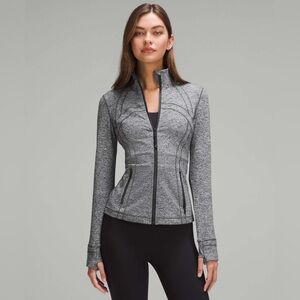 Lululemon Define Jacket *Luon in Heathered Black Size 12